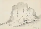 Roland Gissing, Untitled - Badlands, graphite on paper