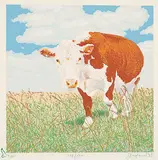 Joseph Fafard, Hi #198/500, 1979, colour silkscreen on paper