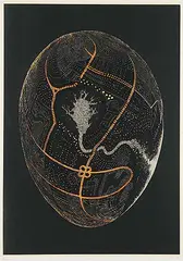 Joseph Fafard, DC Neuf #42/65, 1978, colour silkscreen on paper
