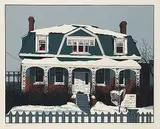 Bill Featherston, Ashbridge House #12/50, 1974, colour silkscreen on paper