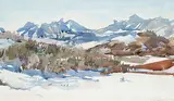 Brent R. Laycock, Winter Range Near the Rockies