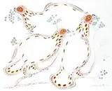Edward Cobiness, Untitled - Ptarmigans, 1984, watercolour on paper