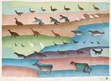 Leah Karpik, All Life Goes On #42/50, 1990, colour lithograph on paper