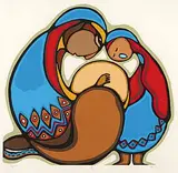 Daphne Odjig, Together #37/99, 1979, colour silkscreen on paper