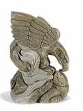 Garfield Thomas, Untitled - Hand with Turtle, Face and Eagle, light green stone carving