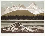 George Weber, Upper Waterfowl Lake, Jasper-Banff highway #58/62