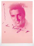Carl Beam, Elvis #167/200, colour silkscreen on paper