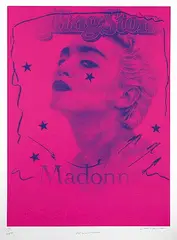 Carl Beam, Madonna #151/200, colour silkscreen on paper