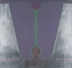 Hendrik Bres, Stibloon #4, 1971, acrylic on canvas