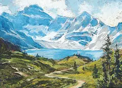 Patti Dyment, McArthur Lake, 2009, pastel on paper
