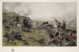 Robert - After Gibb, Forward The 42nd. - Black Watch at Alma, hand coloured engraving on paper