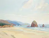 Reginald Llewellyn Harvey, The Harpback, Common Beach, Oregon
