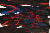 Guy Michon, Contre-Courant, 1966, oil on wood board