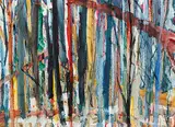 Greg Molesworth, Untitled - Abstract Trees, watercolour on paper