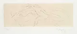 Reuben Nakian, Voyage to Crete - Europa and the Bull #59/75, etching on paper