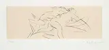 Reuben Nakian, Voyage to Crete - Leda and the Goat #59/75, etching on paper