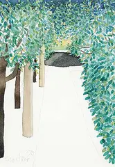 Robert William Sinclair, Path, 1970, watercolour and graphite on paper