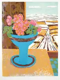 Priddis Landscape #100/100 by John Harold Thomas Snow, colour lithograph on paper, sold Nov 2012