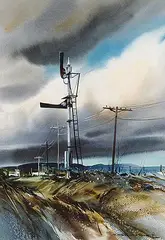 Brian Travers-Smith, Directions, 1975, watercolour on paper