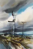Brian Travers-Smith, Directions, 1975, watercolour on paper