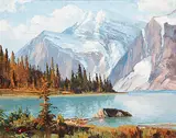 Duncan MacKinnon Crockford, Mount Edith Cavell, Jasper, Alberta
