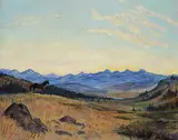Roland Gissing, Untitled - Looking up the Bow Valley
