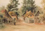 Frederick Arthur Verner, Untitled - The Old Cottages