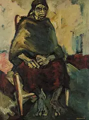 Frank Vervoort, Woman, Mexico 1964, 1964, oil on canvas