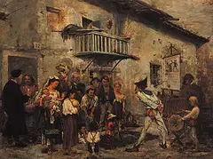 Giovanni Boldini, The Conjurer, oil on canvas