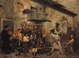 Giovanni Boldini, The Conjurer, oil on canvas