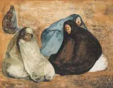 Untitled - Grupo de Mujeres Sentatas #61/92 by Francisco Zúñiga, 1974, colour lithograph on paper, sold Nov 2012