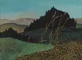 Douglas Bovee, Foothills, 1978, acrylic on canvas