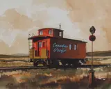 George Arthur Evoy, The Little Red Caboose