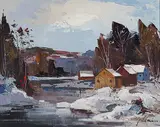 Geza Marich, Untitled - Cottages
