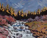 Albert Roberge, Mt. Stream, oil on canvas