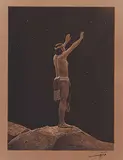 Edward S. Curtis, Prayer to the Stars, 1906, toned photograph on paper