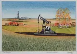 George Weber, The Pumper, 1982, watercolour on paper