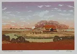 George Weber, Fall Landscape, Alberta #47/85, 1989, colour silkscreen on paper