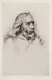 Frank Armington, Le Patriarche #17/100, 1926, etching on paper