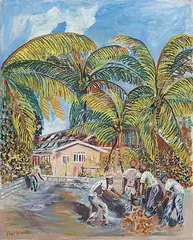 Herbert Braithwaite, The Workmen, oil on canvas
