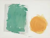 Jack Bush, Greenfield and Sun, 1960, silkscreen on paper