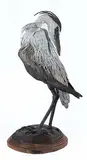 Ken Curley, The Groomer #8/24, painted bronze sculpture