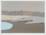 Norman Antonio Onley, Finger Lake #21/31, colour silkscreen on paper