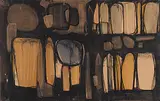 Norman Antonio Onley, Untitled - Abstract in Yellow and Blue