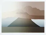 Norman Antonio Onley, Black Island / Coast Suite #A.P. ii/vii, colour silkscreen on paper