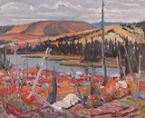 Maurice Hall Haycock, Untitled - Autumn Glory, 1964, oil on canvas