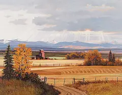 George A. Horvath, Untitled - West of Calgary, 2006, oil on canvas