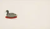 Jean Paul Lemieux, Untitled - Decoy #H.C.VI/XX, 1971, colour lithograph on paper