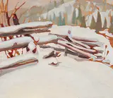 Doris Jean McCarthy, Untitled - Snow Scene