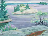 Doris Jean McCarthy, From Fears' Island, Stony Lake